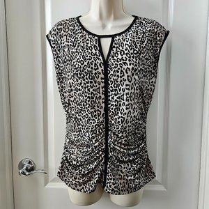 Vince Camuto Animal Print Blouse